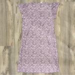 NWT Pink Label Modest Lavender Floral Nightgown Short Sleeve Sleep Gown Size M Purple Size M Photo 4