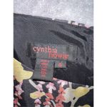 Women’s SILK Floral Sheath Black Midi Dress 6 Photo 9