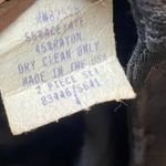 Vintage 90s Jumpsuit Belted Floral Satin Bodice Scoop Neck Sleeveless Black 4/6 Photo 6