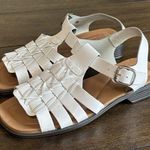 Faded Glory  Y2K 90's Square Toe 'Belinda SZ 7W Huarache Leather Sandal Fisherman Photo 0