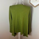 Pacificotton San Francisco Bryn Walker Green Lagenlook Art To Wear Blouse Sz S Photo 3