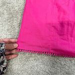 J.Crew  Flutter-Sleeve Crocheted Lace Top Embroidered Pink Barbie Size S Photo 8