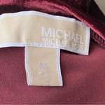 Michael Kors Crushed Velvet Cordovan Slim Fit Crewneck long Photo 14