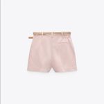 ZARA  | Belted shorts with darts | Pink | M Photo 11