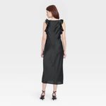 A New Day Black Maxi Dress with Slit Photo 1