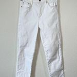 Citizens of Humanity Cara High Rise Cigarette Ankle Jeans in White size 25 Photo 1
