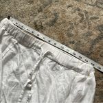 Donna Karan  New York DKNY White Linen Asymmetrical Hem Midi Skirt Medium Photo 6