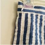 J.Crew Women’s Blue White Seersucker Bow Tie Waist Detail Skirt Size Petite 0 Photo 4