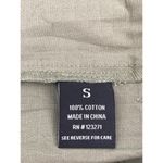 Honey Peach Green 100% Cotton Mini Dress Sz S | Cargo Pockets & Full‎ Zipper Photo 7