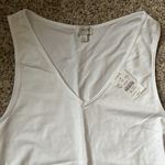 J.Crew  white v neck sleeveless layering bodysuit Photo 4