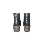 Seven7 Black Faux Leather Platform Combat Boots Edgy Alternative Moto Size 9 Photo 6