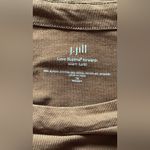 J.Jill Luxe Supima Forward Seam Tunic in a brown/gold color. Brown Size 1X Photo 2