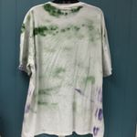 Gildan Custom‎ Harry Potter SLYTHERIN Green & Purple Tie Dye spray paint Tshirt Sz 3XL Photo 3