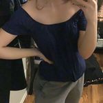 Eyelash Couture Off The Shoulder Shirt  Photo 0