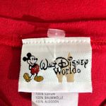 Disney Walt World Red American Flag Mickey Top M Photo 6