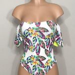 Maryssil Beach leaf swimsuit with sleeve. NWT Yellow Photo 0