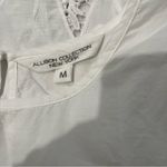 Allison Collection New York Cotton Embroidered Blouse, Sz M Size M Photo 11