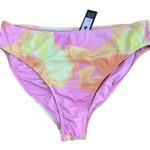 Wild Fable Women's Plus Size Pink Tie-Dye Cheeky Bikini Bottom - Size 2X - NWT Photo 0