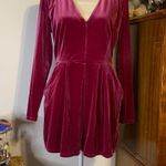 Candie's Berry Velour Romper Photo 2