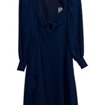 Black Halo NEW NWT  Romina Midi Dress In Navy Blue Photo 2