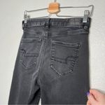 American Eagle black curvy super hi rise jeggings jeans sz 4 next level stretch Photo 3