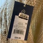 Universal Threads NWT Universal Thread Cream/ivory Ruffle Open Cardigan Small Photo 2