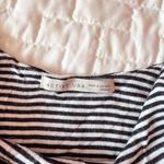 Active USA Black And White Striped Spagetti Strap Tank Top Size Small Photo 2