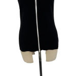 Capsule 121‎ The Star Vest Black Ribbed Knit Tank Top Zip Front Size Small Photo 4