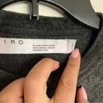 IRO   Parada gray velvet velour oversized tee in Anthracite- Size XXS Photo 7