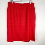 Atrium Collection Size 16 Skirt Pencil Red Hot Pink‎ Lined Back Zip Career 1631 Pink Photo 1