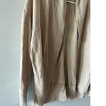 Sonoma Sweater Women's Small Tan Cardigan Neutral Open Front Minimalist Photo 2