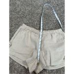 Hollister NWT  Linen-Blend Side Bow Soft Shorts Light Brown Beige XXS Pull on Photo 7