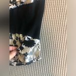 Apt. 9  mock 2 in 1 V- neck Gorgeous Black and white print sweater. Size PL Photo 7