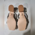 Madden Girl NWT Women's  heel Sparkly White and Silver Sandals Size 8 Photo 3