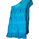 Tavik Swimwear One Shoulder‎ Dress Coverup Blue Size M Photo 3