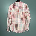 Madewell Women's Red & White Gingham Button Up Shirt - Size Small - Cottagecore Photo 5