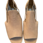 Eileen Fisher NIB  Nikki Peep Toe Sandal Earth‎ Beige Tan Size 6 Photo 0