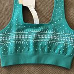 Fabletics NWT  Holly Dark Jade Green Seamless Bra Photo 1