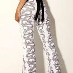 Motel Rocks Zoven Trousers Dragon Rope White High Waist 32" Inseam Size M Photo 11