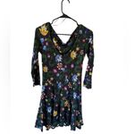 Erdem Vivi Floral Print Dress Black Size 10 Photo 8