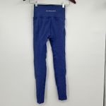 Alphalete Revival pull on basic leggings blue purple weight lifting gym sz small Photo 2