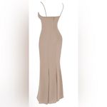 House Of CB New! 'Loren' Latte Corset Maxi Dress in Tan Sz Medium $269 Photo 9