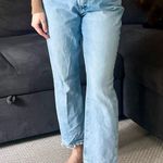 Good American Good High Rise Cropped Girlfriend Straight Jeans - Light Blue - 6 Photo 0