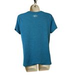 Under Armour HeatGear Blue Logo Tee Womens S Everyday Active Gift Photo 1