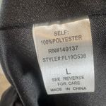 Molly green black sleeveless satin button down jumpsuit size large Photo 8