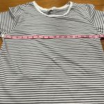 Ella Moss  striped short sleeve top size large. Photo 3