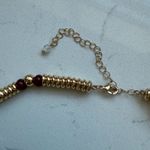 Anthropologie By  Beaded Bubble-Letter Necklace - Home Team - NWT Photo 4