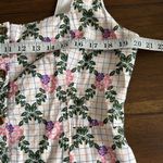 The East Order Tarshie Floral White print Sleeveless Midi Dress Size 3X Photo 12