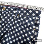 Kate Spade Perry Street Blue White Gingham Jean Women’s Size 30 A12 Photo 4