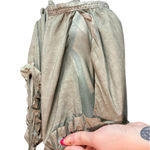 POL Sage Green Ruffled Tie Back Cropped Camisole Photo 2